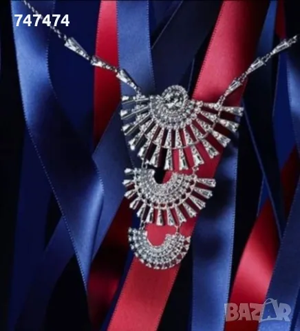 Колие SWAROVSKI, ново, снимка 2 - Колиета, медальони, синджири - 56213659