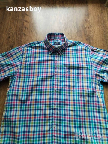 PAUL & SHARK - страхотна мъжка риза КАТО НОВА 42/Л , снимка 6 - Ризи - 54196184