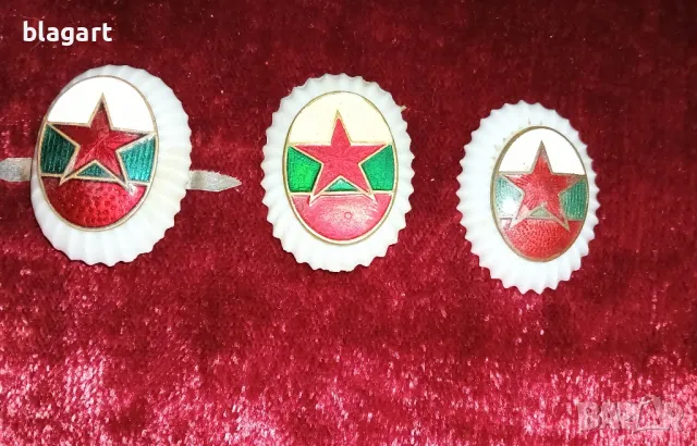 бълг.кокарди военни фуражки, снимка 1
