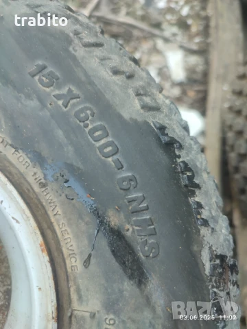 Гума с джанта 3-6-25, снимка 5 - Градинска техника - 50531034