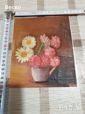 Стари картини от 60 те години с подпис.Само лично вземане гр.Варна., снимка 7 - Антикварни и старинни предмети - 38896584