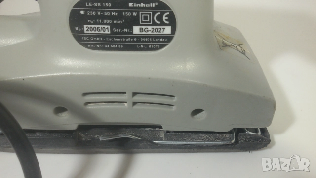 Виброшлайф Einhell Limited Edition LE-SS 150, снимка 8 - Други инструменти - 51802551