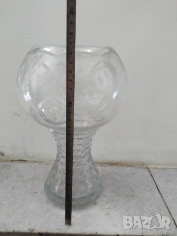 стара кристална ваза,бонбониера, снимка 4 - Антикварни и старинни предмети - 37273753