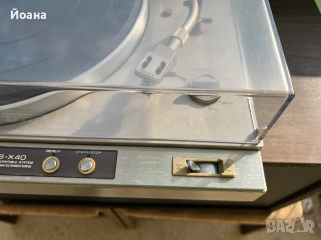 Sony PS X-40, снимка 4 - Грамофони - 54115165