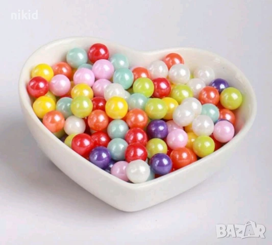 4мм захарни поръски перли дражета поръски украса декорация торта мъфини кексчета ядивни сладкарски, снимка 4 - Други - 41617746