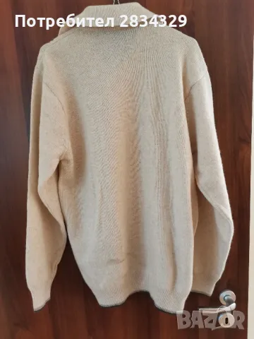 Нова вълнена мъжка блуза, размер L, снимка 3 - Блузи - 48682049