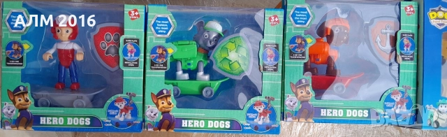 Пес Патрул фигурки на скейтборд