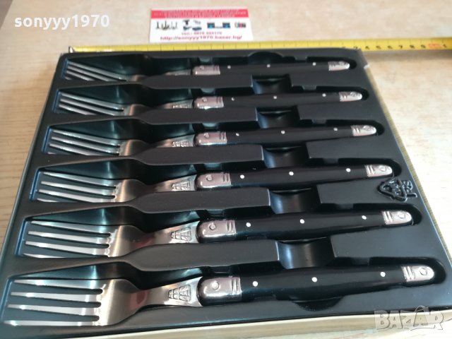 laguiole 6бр BLACK-вилици 1202211548, снимка 2 - Колекции - 31788185