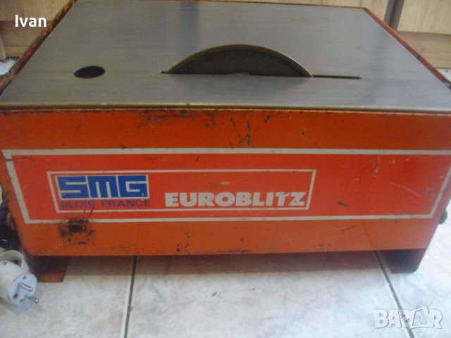 ф200мм Френска Професионална Ел.Машина Мокро/Сухо Рязане Плочи/Плочки-3000 об/м-Масивна-20,0 кг-SMG