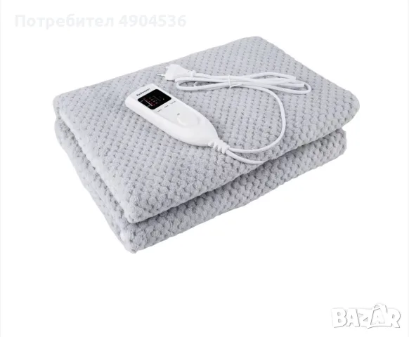 Електрическо отопляемо одеяло Rohnson 150 × 80 см – отлично състояние