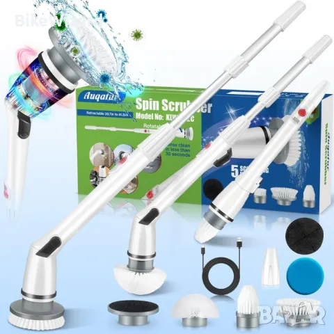 Електрическа четка за почистване с 5 накрайника НОВА, снимка 1