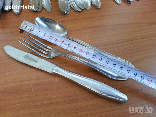 Български прибори за хранене Петко Денев , снимка 7 - Антикварни и старинни предмети - 37685338