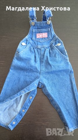 Бебешки дънков гащеризон, снимка 6 - Бебешки гащеризони - 37458851