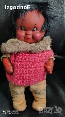 Regal оригинална кукла от 50те 60те год. Ескимос , снимка 2 - Кукли - 37812973