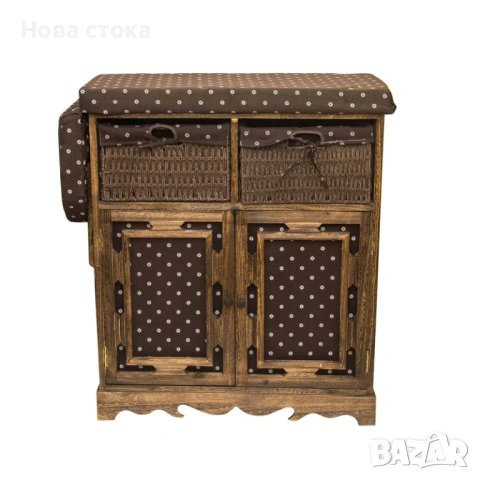 Шкаф с дъска за гладене, бял цвят, 72*31*86 см, снимка 4 - Други - 54009928