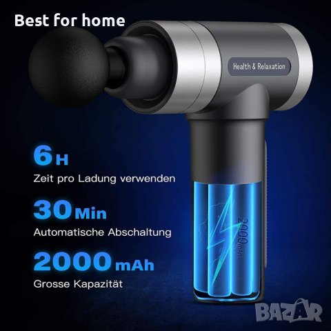 Масажен пистолет MILcea Massage Gun, снимка 3 - Масажори - 42751857