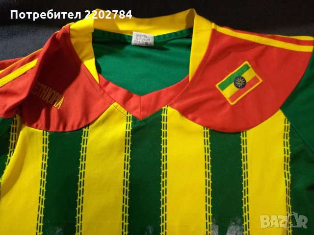 Футболна тениска Етиопия, Ethiopia, снимка 2 - Фен артикули - 32206739