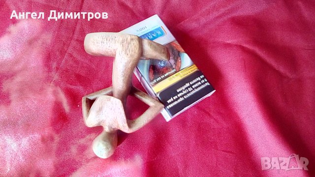 Страхотна ръчна дърворезба фигура , снимка 3 - Декорация за дома - 42041649