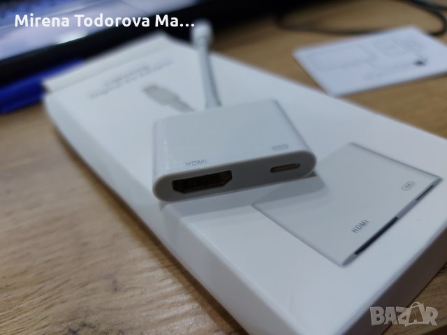 Преходник, Кабел към HDMI, Digital AV Adapter, За iPhone, iPad, iPod,