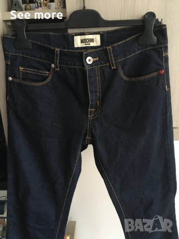 MOSCHINO Jeans дамски дънки 30, снимка 2 - Дънки - 52553165