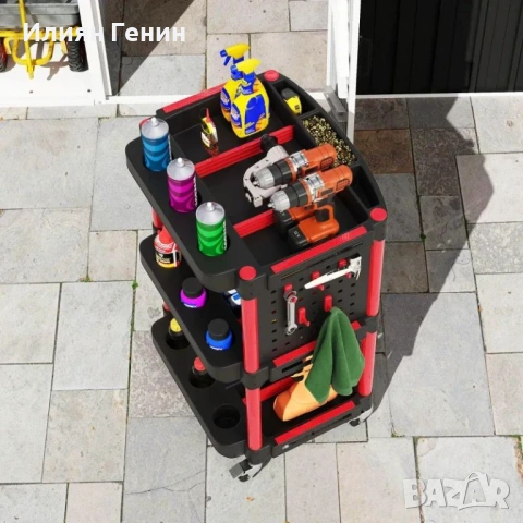 Количка за инструменти HOMCOM, снимка 8 - Други инструменти - 53905527