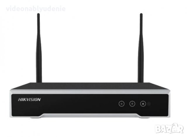 2x Антени WiFi NVR Wireless 2.4GHz Hikvision DS-7108NI-K1/W/M(C) 8Канала FULLHD 4MPx IP Камери H265+