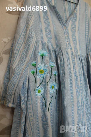 Ръчно рисувана рокля Zwillingsherz, снимка 5 - Рокли - 49968098