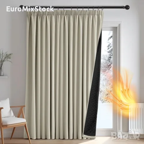 Блекаут завеси Deconovo 300x245 см – Термоизолиращи