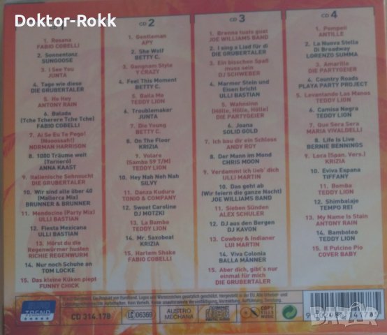 Die Groessten 60 Sommer Hits (2014) 4 CD, снимка 2 - CD дискове - 40534680