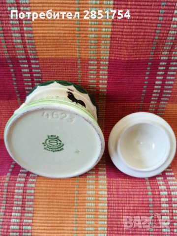 Kупичка от серията,,Петел и Кокошка "на световно известната немска керамика,,Zeller", снимка 4 - Колекции - 37685630