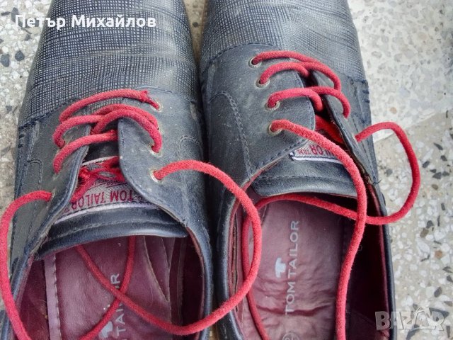 Кожени обувки на Tom Tailor , снимка 2 - Ежедневни обувки - 40358792