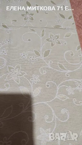 Стилен тишлайфер с бродирани цветя за голяма маса, снимка 3 - Покривки за маси - 49185171