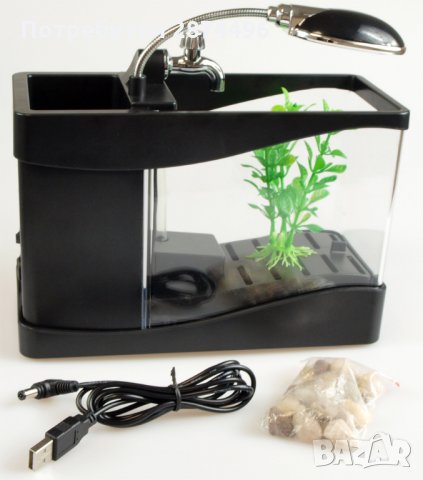 USB Аквариум за бюро, снимка 5 - Други стоки за дома - 30930211