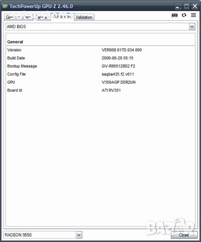Видео карта ATi Radeon Gigabyte R9550 128MB GDDR2 64bit AGP, снимка 10 - Видеокарти - 34033571