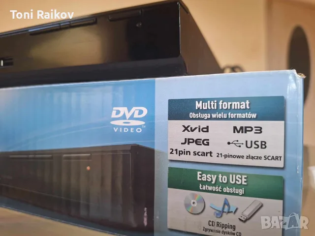Panasonic DVD-S500EP-K., снимка 4 - Плейъри, домашно кино, прожектори - 55907976