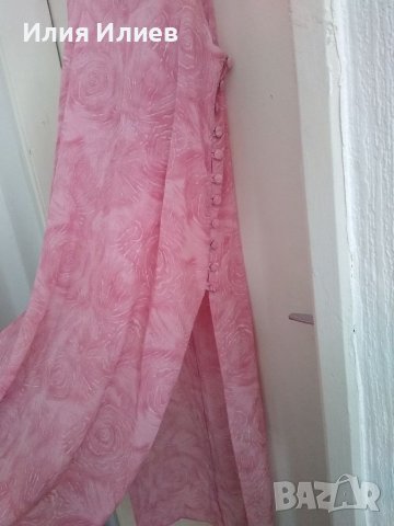 Ефектна рокля с цепки, размер XL, снимка 2 - Рокли - 38324338