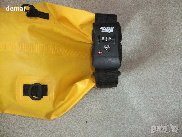 crocpak Заключваща се водоустойчива суха чанта против кражба 30L, снимка 4 - Други спортове - 42794825