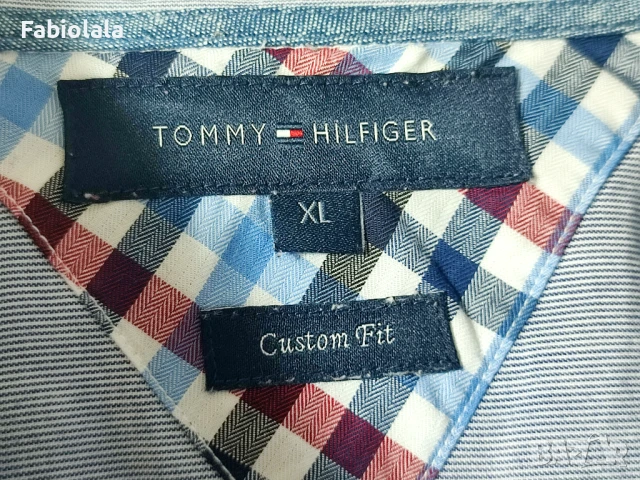 Tommy Hilfiger shirt XL, снимка 5 - Ризи - 50838068