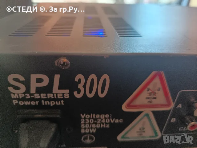 Двуканален DJ усилвател Skytec SPL 300 MP3 – 300W, снимка 5 - Ресийвъри, усилватели, смесителни пултове - 55770665