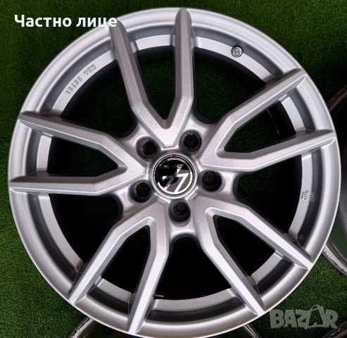 Продавам 4бр 17-ки джанти за Фолксваген Пасат, Тигуан, Шаран, Голф 5,6,7, Туран , снимка 3 - Гуми и джанти - 52482440