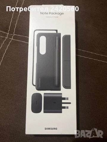 Предпазен калъф Samsung Note Package за Galaxy Z Fold4, Black