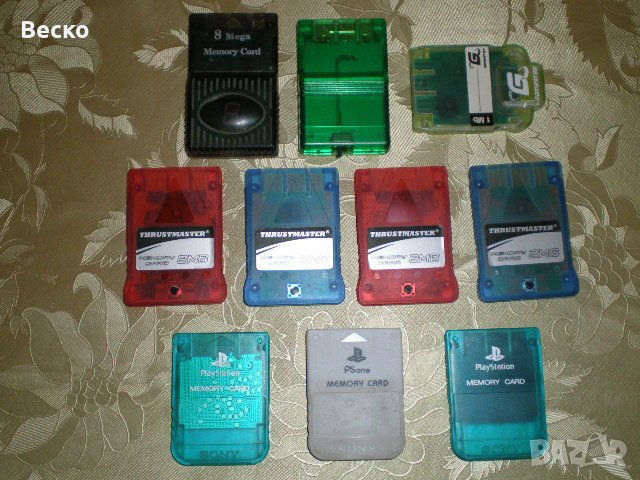 Сони Плейстейшън Адаптери Мемори карти Кабели Конвертори Sony Playstation PS1 SPS1