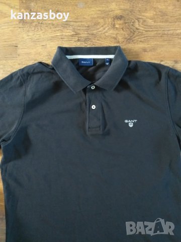 gant polo shirt - страхотна мъжка тениска ХЛ, снимка 3 - Тениски - 42145679