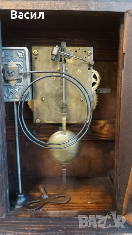 КАМИНЕН НАСТОЛЕН НЕМСКИ ЧАСОВНИК Н.А.С, снимка 6 - Антикварни и старинни предмети - 51974672