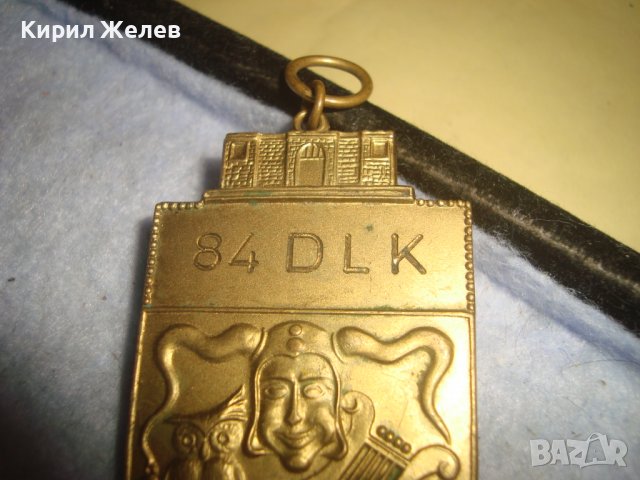 84 DLK Стар МНОГО РЯДЪК ПОЗЛАТЕН БРОНЗОВ НЕМСКИ МЕДАЛ от МЕСТЕН ПАНАИР 31937, снимка 4 - Антикварни и старинни предмети - 38165696