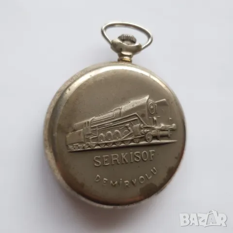 Рядък Джобен Часовник Serkisof , снимка 2 - Антикварни и старинни предмети - 48469156