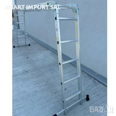 Многофункционална сгъваема стълба KMP405B, 4x5 стъпала, снимка 3 - Железария - 52006908