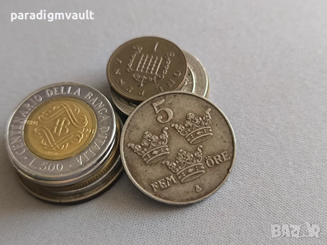 Mонета - Швеция - 5 йоре | 1942г., снимка 2 - Нумизматика и бонистика - 52180559