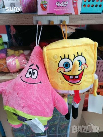 Нови плюшени играчки Спонджбоб и Патрик