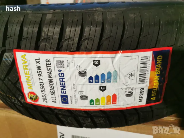Всесезонни гуми Minerva 205/55 R17 95W XL All Season Master 2 бр./чифт, ДОТ 1424, снимка 4 - Гуми и джанти - 48955856
